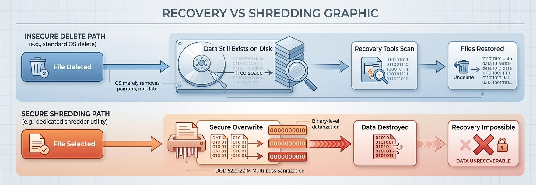 Recovery vs Shredding